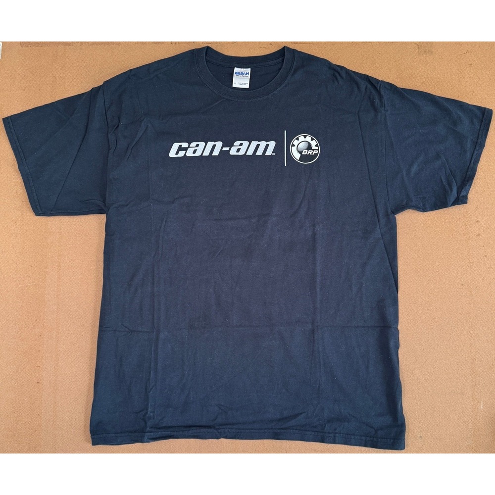 Can-Am Spyder BRP Graphic T-Shirt XL Navy Blue Gildan Ultra Cotton Mens Tee